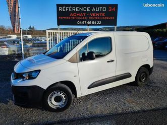 peugeot partner fourgon standard 1000 kg bluehdi 100 ss bvm5 asphalt