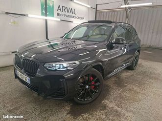bmw x3 xdrive20d 190 ch m sport + 10180 e options