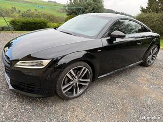 audi tt mkiii 2.0 tdi 184ch. ultra s-line 07/2016 noire alcantara virtual cockpit + caméra de recul + car play + gps à jour peu km sort de révision chez audi + 