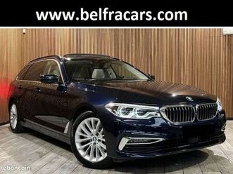bmw série 5 touring 520d 190ch auto. luxury toitpano/cuir/cam360/carplay/affichtethaut/eclairamia...