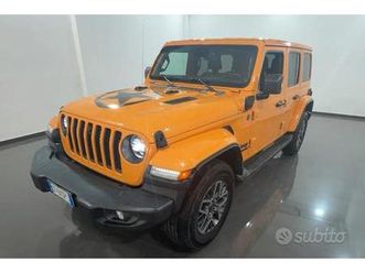 jeep wrangler unlimited 2.0 phev atx 4xe 80th anni