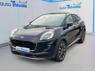 ford puma 1.0 flexifuel 125 ch mhev s&s bvm6 titanium x