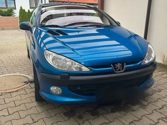 peugeot 206cc 135 platinum cabrio - top zustand | 25000km