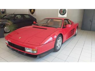 1991 ferrari testarossa rouge manuel, 5 vitesses conduite...