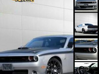 très belle dodge challenger r/t scat pack shaker de 2016 - v8 - 6,4l - bm - 35 581 kms - gris argent métallisé