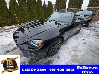 used 2018 fiat 124 spider abarth w/ convenience group bellevue oh 44811