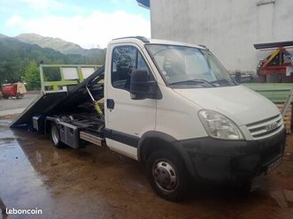 camion iveco 35c12 plateau basculant hydraulique aluminium