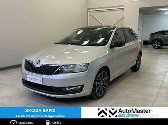 skoda rapid spaceback 1.4 tdi 90 cv dsg desig...