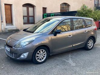 renault grand scenic iii hdi 130 boite 6 7 places, radars de recul avant et arriere, gps, bluetooth tel + streaming, démarrage, ouverture et démarrage sans clé,