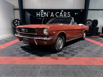 mustang 289ci 4,7l v8 cabriolet