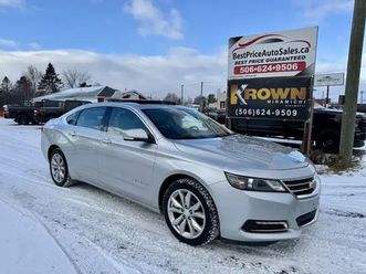 2018 chevrolet impala clean carfax!! sunroof! v6! lt! certified!