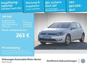 e-golf vii 100kw navi pdc led uvm