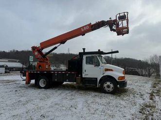 2009 sterling acterra + l60 elliot crane truck w/ generator for sale