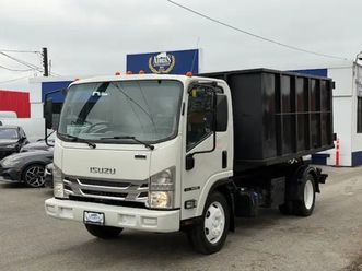 2020 isuzu nrr dump box with roll off hook lift system