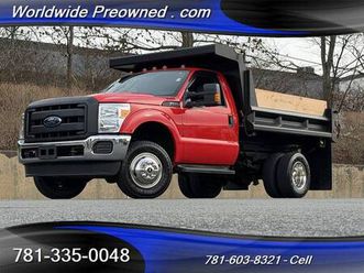2016 ford f-350 4x4 dump truck 9' body 21k miles 6.2l v8 #14829