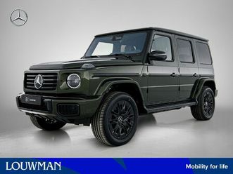 mercedes-benz g-klasse 580 met eq-technologie 116 kwh | amg line | superior line interieur | warmtecomfortpakket | amg sierelementen in carbon | comfortpakket |