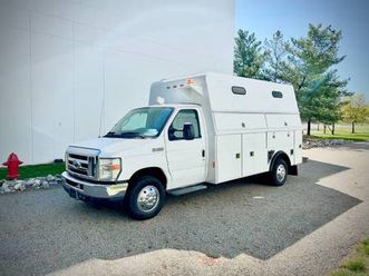 2011 ford e450 service truck enclosed reading