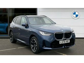 bmw x3 20 xdrive m sport 2.0 5dr