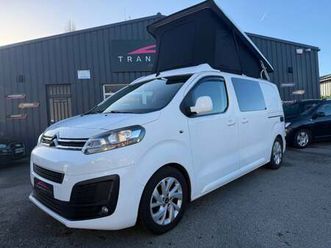 citroen jumpy fourgon m 2.0l bluehdi 150cv bvm6 / 1ère main / aménager campster caravaning / tente de toit / carplay / crochet attelage