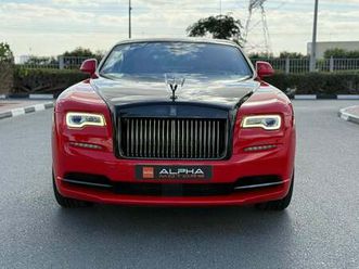 rolls-royce wraith 2017 rolls royce wraith black badge gcc specs