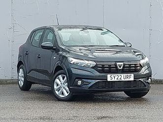 2022 dacia sandero 1.0 tce comfort (90bhp)