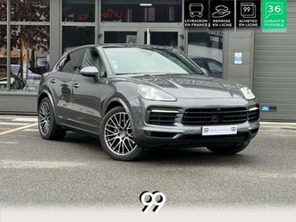 porsche cayenne coupé 3.0i v6 - 340 - bva tiptronic s - e-hybrid - tout cuir -phare matriciels - siège confo