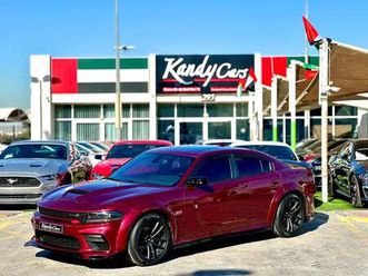dodge charger 6.4l r/t scatpack | monthly 2200/- | 0% dp | memory seats | alcantara seats | # 72125