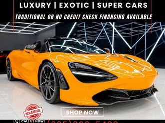 __ 2020 mclaren 720s spider**13k miles**exotic**papaya orange exterior