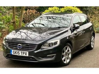 2015 volvo v60 2.0td d4 se lux (181bhp) nav