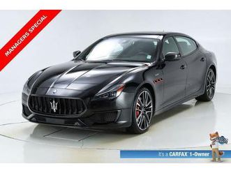 used 2021 maserati quattroporte trofeo