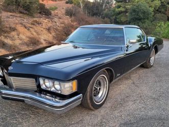 1973 buick riviera boattail styling, original 455 v8, a/c, pw, ps, rust-free
