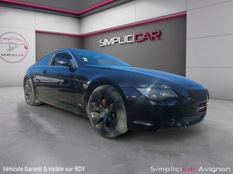 bmw serie 6 e63 smg 645ci séquentielle v8 333ch