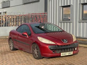 peugeot 207 cc 1.6 16v gt 2dr petrol automatic