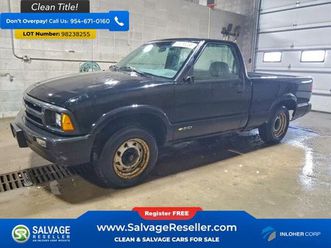 1996 chevrolet s10 pickup 2wd regular cab