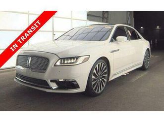 used 2018 lincoln continental black label