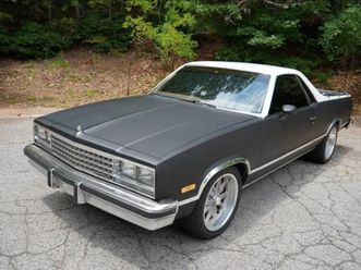 1985 chevrolet el camino iconic car-truck, custom matte black wrap