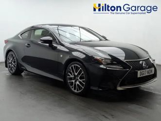 lexus rc 2.5 300h f sport coupe 2dr petrol hybrid cvt euro 6 (s/s) (223 ps) coupe 2017, 46401 miles, £18250 - 33059162 - exchangeandmart.co.uk