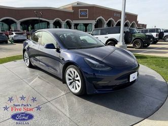 used 2022 tesla model 3 long range dallas tx 75252
