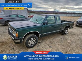 1993 chevrolet s10 pickup 4x4 extended cab