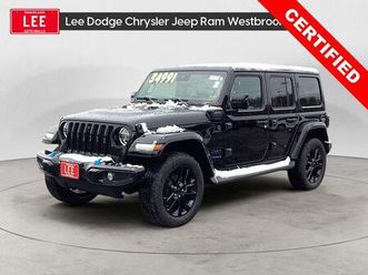 used 2021 jeep wrangler unlimited 4xe sahara high altitude