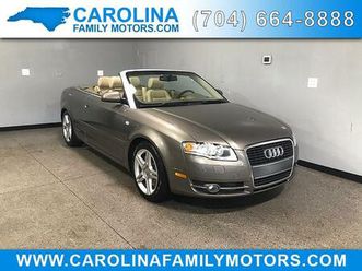 used 2008 audi a4 2.0t cabriolet
