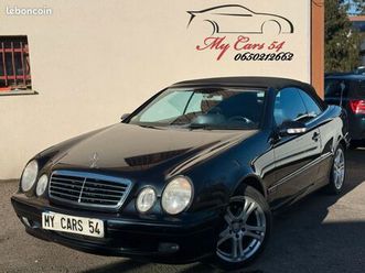 mercedes clk 230 kompressor cabriolet final édition/ 2002/ jantes/ climatisation/ semi-cuire