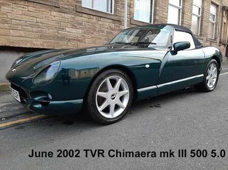 june 2002 tvr chimaera 500 mk iii 5.0