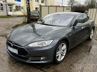 tesla model s 90 rwd 422ch - 1ère main - suspension pneumatique - sièges cuir / alcantara