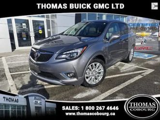 2020 buick envision premium 2 awd - low mileage, leather, sunroo