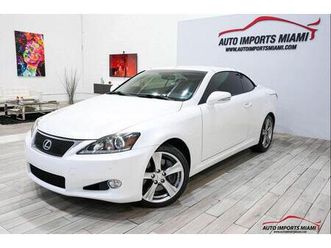 used 2012 lexus is 350c base