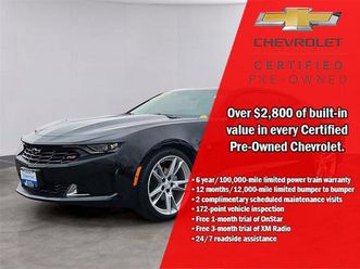 certified 2021 chevrolet camaro 1lt