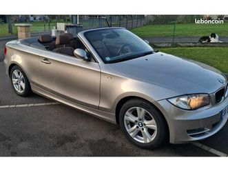 bmw 118i, luxe 143cv cabriolet (e88) essence
