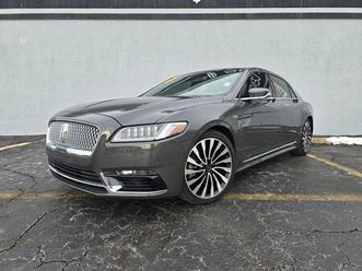 used 2017 lincoln continental black label
