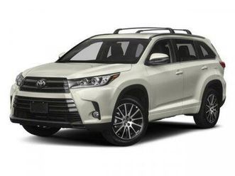 used 2018 toyota highlander se